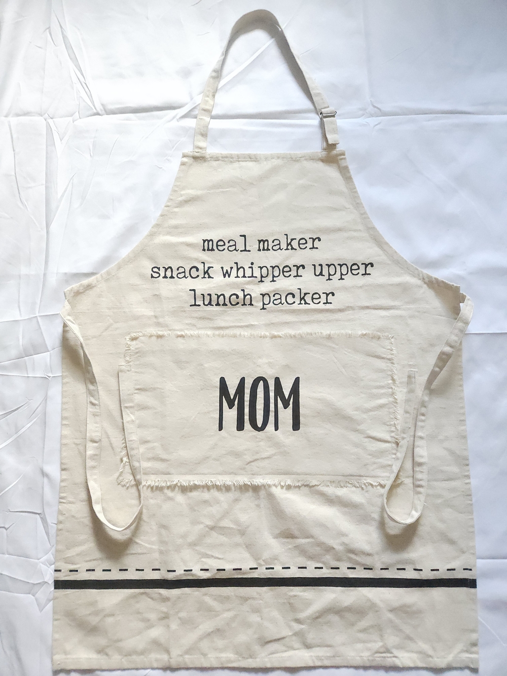 MOM Cotton Kitchen Apron - Natural